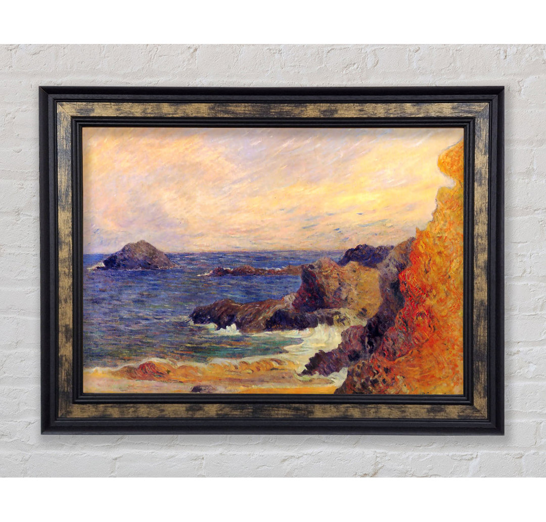 Gauguin Rocky Coast - Einzelner Bilderrahmen Kunstdrucke