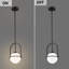 Mini-luminaire suspendu en verre Dowzall