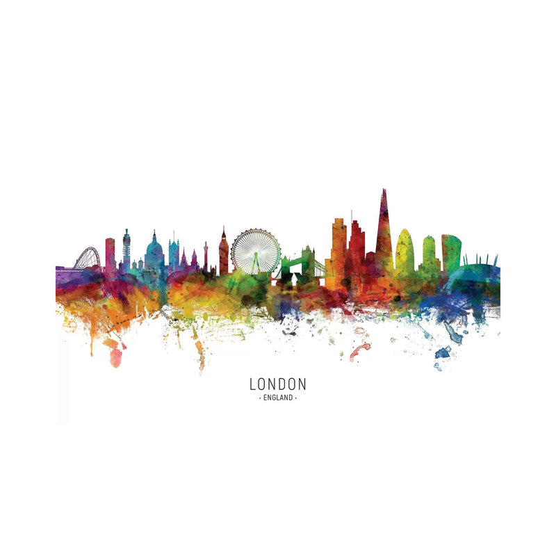 London England Skyline by Michael Tompsett - Wrapped Canvas Print, 66.04 cm H x 101.6 cm W x 1.91 cm D