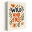 «Nature's Freedom», reproduction d'art naturelle et rustique sur bois-344825463