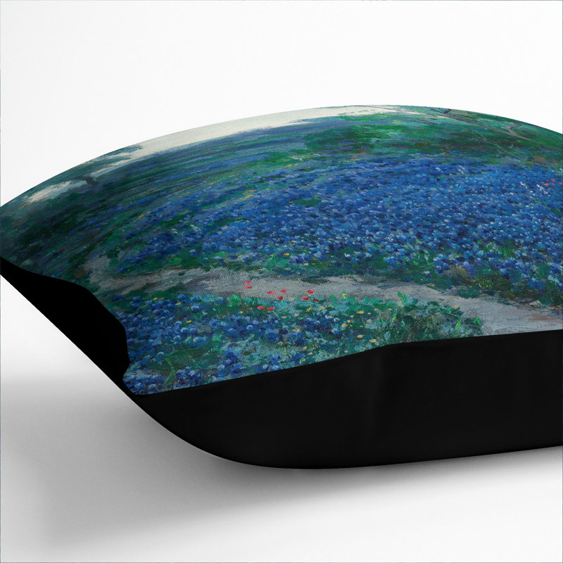 Square Cushion, 40cm H x 40cm W x 15cm D, Black
