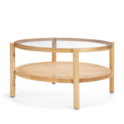 Table basse simple en bois massif Kimsey