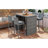 5-Pieces Outdoor Patio Wicker Bar Set