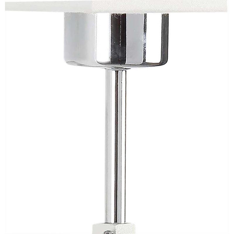 Spataro Chrome Wallchiere, White