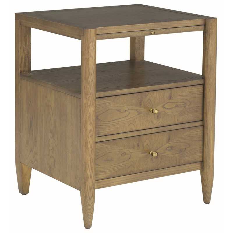 Maxwell 2 - Drawer Nightstand, Sunlit Oak