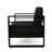 Dark Gray Aluminium Bay Mp1 Backyard - Elegant Style, 55.39 In. Depth, 27.62 Width, 24.86 Height Design,