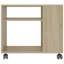 Aila Side Table 70x35x55 cm Engineered Wood-604107790