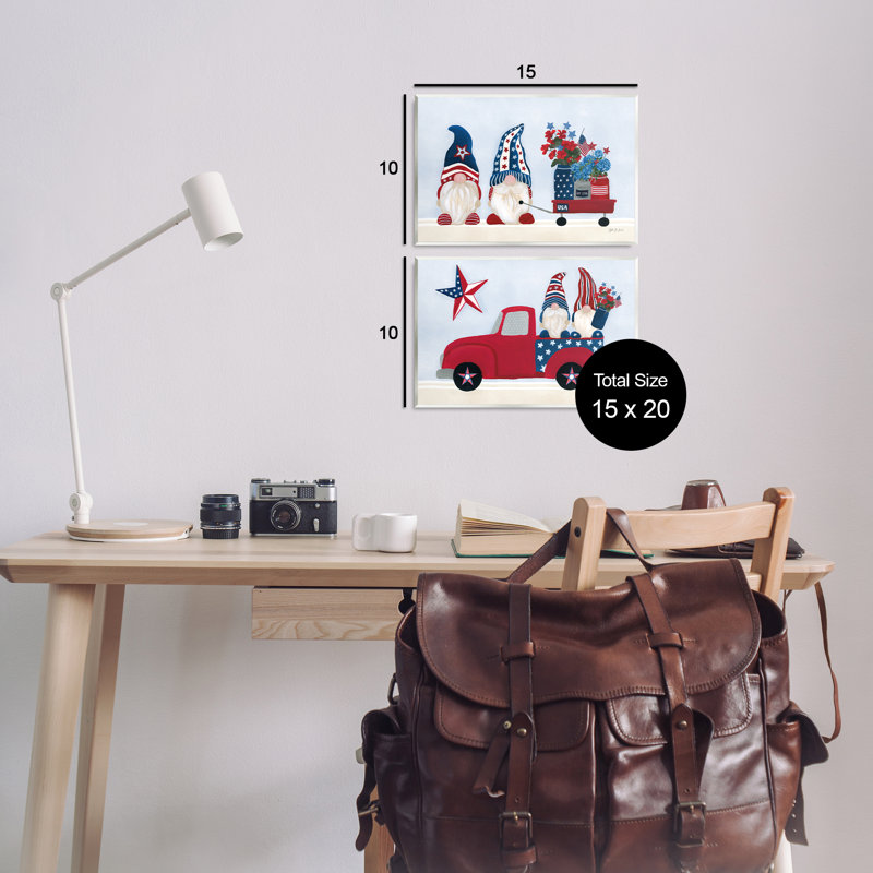Ensemble de plaques murales Americana, H 10 po x l 15 po