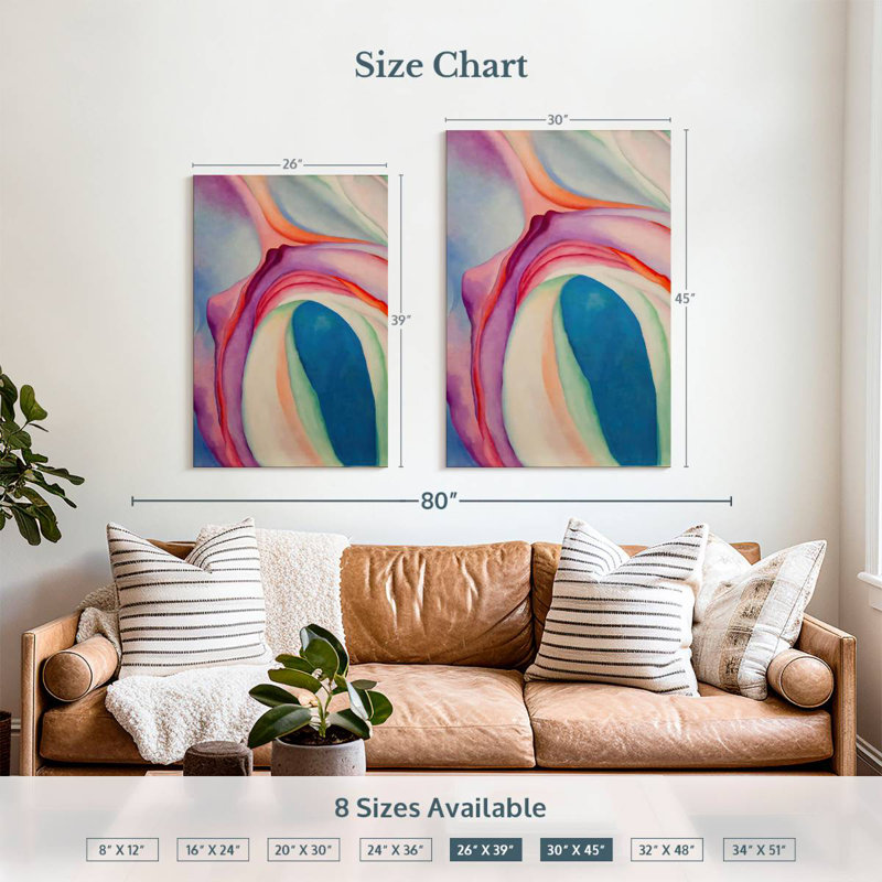 Avery musique rose et bleu II, H 45 po x l 30 po