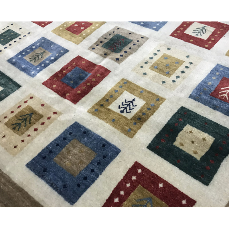 Tapis chameau noué à la main de haute qualité