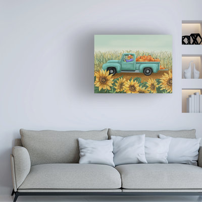 «Alessya Happy Farmer On Canvas» par Christine Rotolo, reproduction