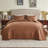 Microfiber Quilt Bedding Set, 3 Piece Soft Lightweight Coverlet For All Season-103568295-103568291