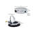 27" Cable Drive Bathtub Pop-Up Drain Trim with Rotary Overflow and Sch. 40 ABS Fittings-103621389