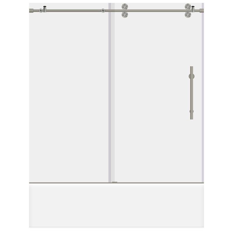 Porte de baignoire sans cadre Ultra-D, Chrome