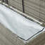 Coffre de rangement en polyéthylène rotin gris 78,7 po x 19,7 po x 23,6 po vidaXL -129393290-85263295