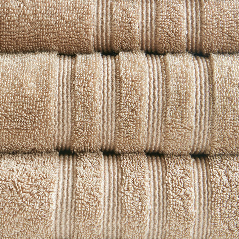 Sustainable Antimicrobial Bath Towel 6 Piece Set, Natural