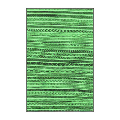 Kentarkius Washable Geometric Indoor Rug
