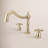 Kingston Brass Heritage Two-Handle 3-Hole Deck Mount Roman Tub Faucet-11175810