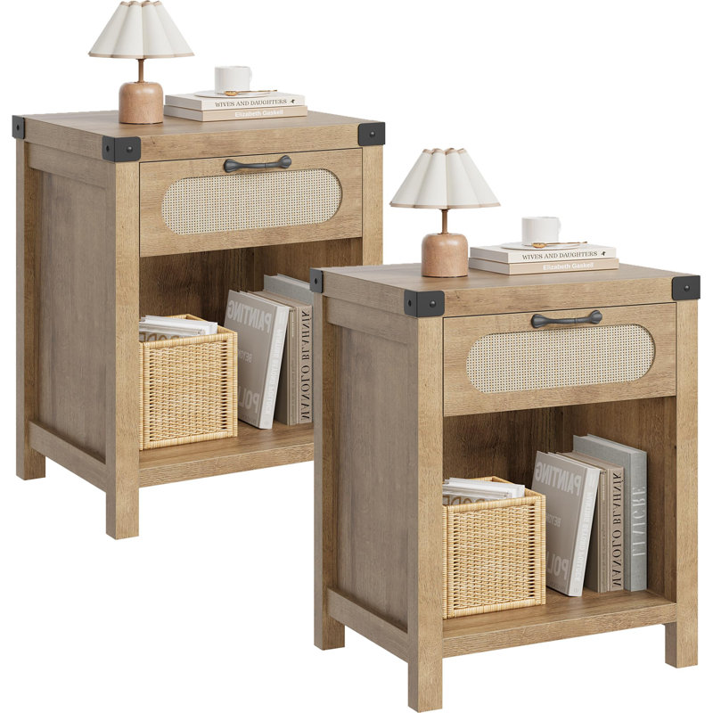 40cm W Bedside Table