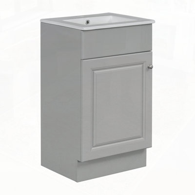 Armoire de meuble-lavabo avec tablette de porte et tablette réglable