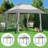 Pop Up Gazebo W/Sides, 4X4m Outdoor Instant Patio Canopy Shelter W/Mesh Netting