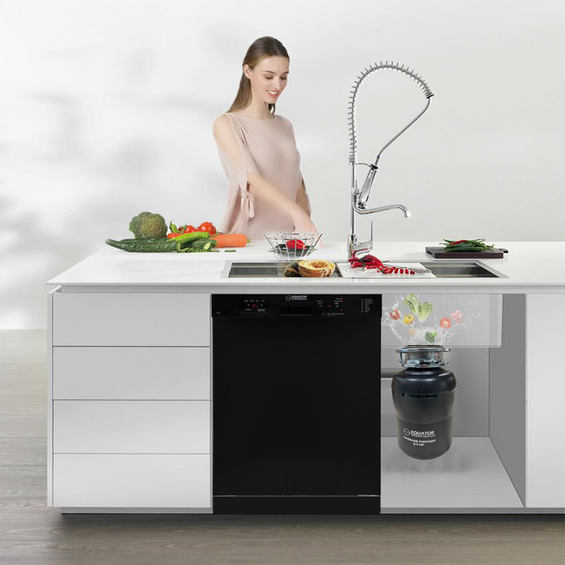 Lave-vaisselle 24 po Equator, Noir, noir, noir, noir