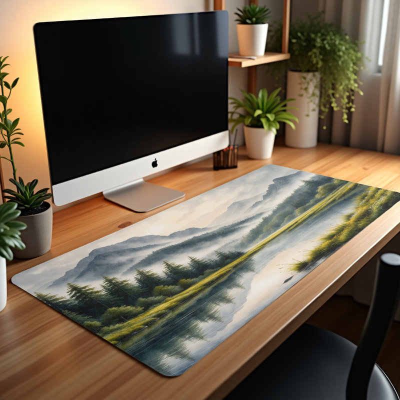 Polyester Desk Pad, 31.5x15.5