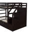 - Lit superposé avec lit gigogne et escalier de rangement, ancien SKU: LPAAK-44092285