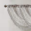 Cantonnière diamant brodée cascade diaphane-118743552