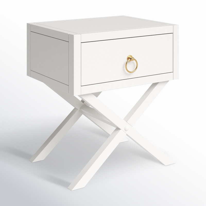 Elin 1 - Drawer Nightstand, White