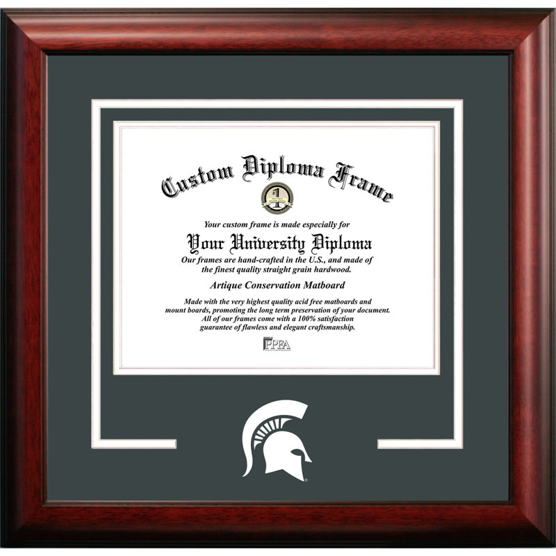 Cadre de diplôme de spartans-rites michigan state NCAA