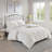 Viola Tufted Cotton Chenille Damask 3 Piece Duvet Set-222544316-234515355