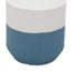 Ensemble de 2 vases de table en bois blanc / gris / bleu Judith