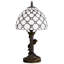 Petite lampe de table en verre coloré Tiffany Crystal