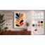 Geometric Symmetry Mid-Century - Wrapped Canvas-1248662404-1248662400