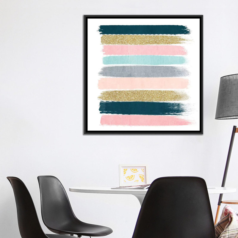 « zara », impression sur toile, H 18 po x l 18 po x P 1,5 po, Toile avec cadre noir