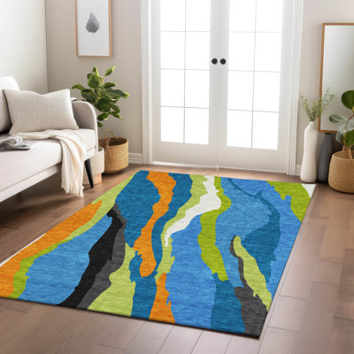 Machine Washable Indoor/Outdoor Chayden ACN1047 Rug