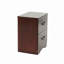 Table de chevet, table de chevet 2 tiroirs en bois de pin