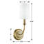 Sylvan 1 Light Wall Sconce-1516021131