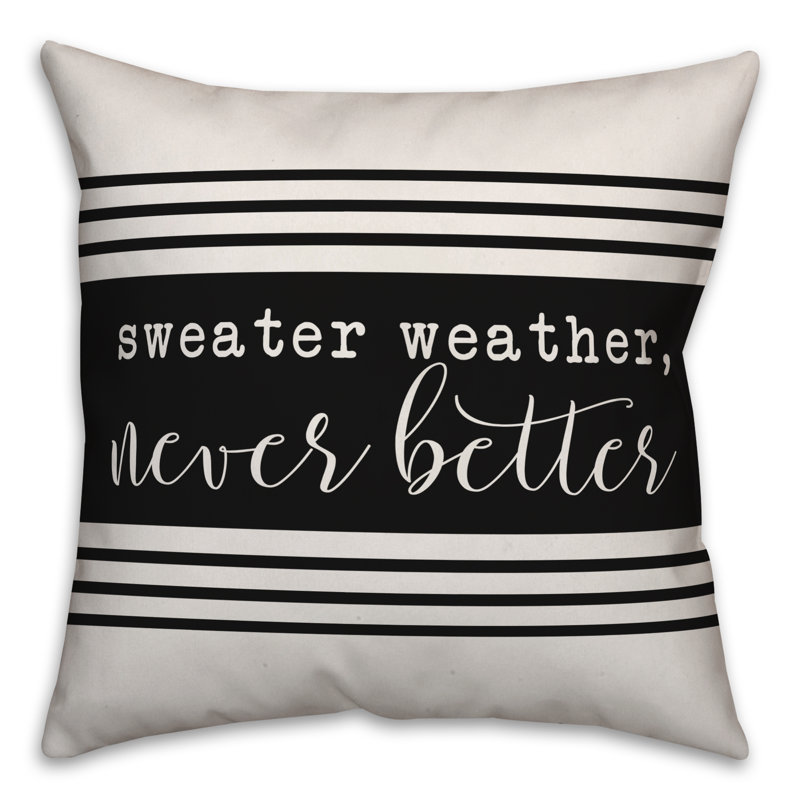 Striped Throw Pillow, 16" x 16"