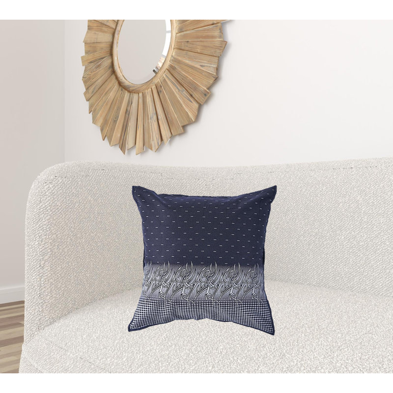  Coussin décoratif en coton, 20 po x 20 po
