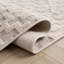 Tapis de couloir intérieur moderne, beige crème.-1951637607