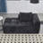 Chenille Loveseat Sofa-1287614615