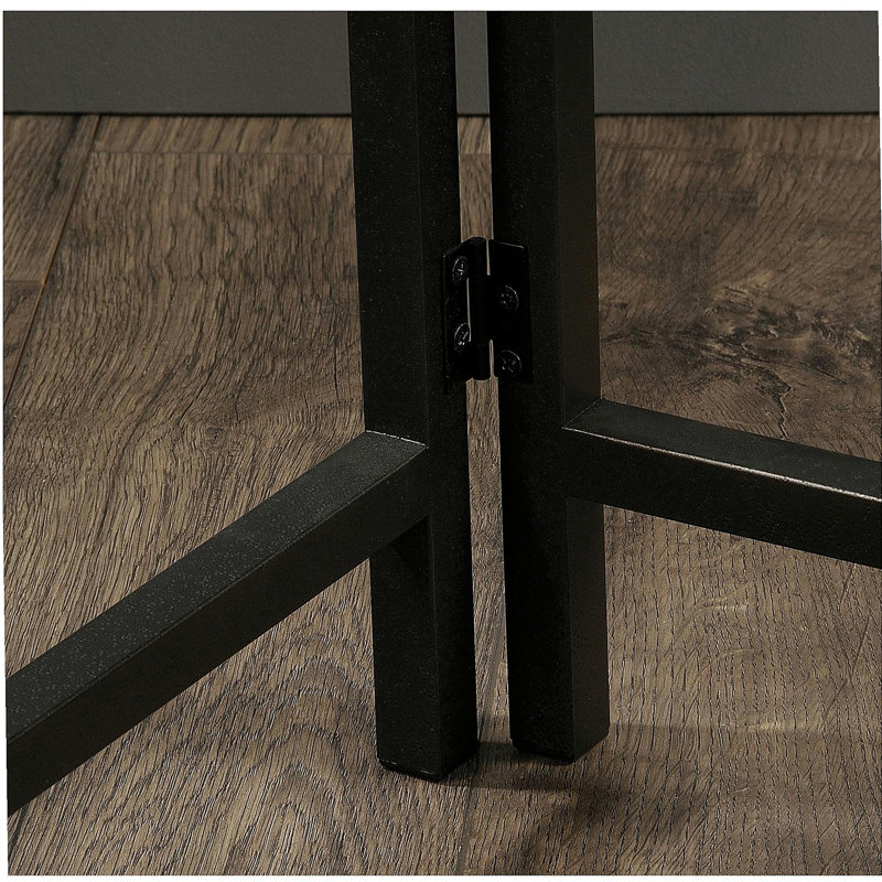 L-Shaped Desk with Rustic Style, Brown finish
