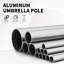 Parasol imperméable en aluminium pour jardin et piscine, bleu marine