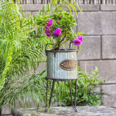 Metal Pot Planter