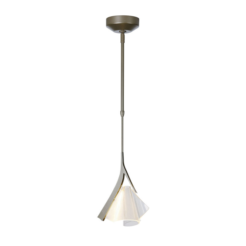 Mobius 1 - Light Single LED Pendant, Soft Gold