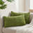 Pleated Velvet Lumbar Pillow Covers-506011748