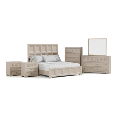 Ensemble de chambre à coucher 6 pièces Schell
