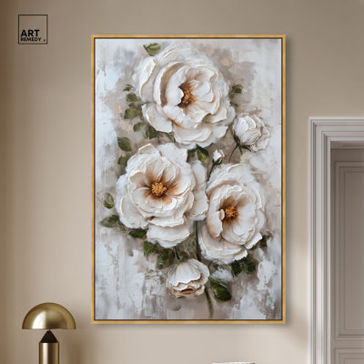 "White Mirage II", reproduction murale sur toile par Art Remedy